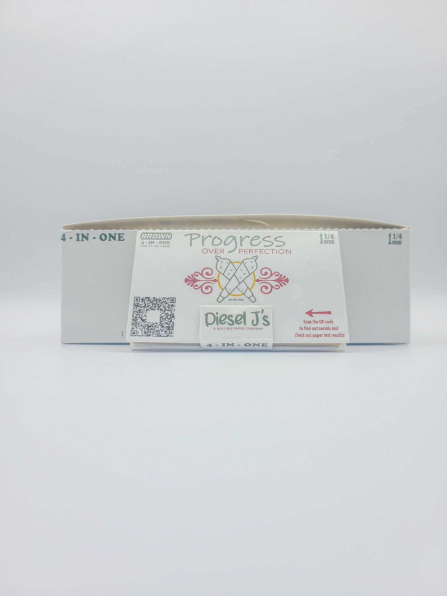 4 In 1's King Size Rolling Paper Booklets Box