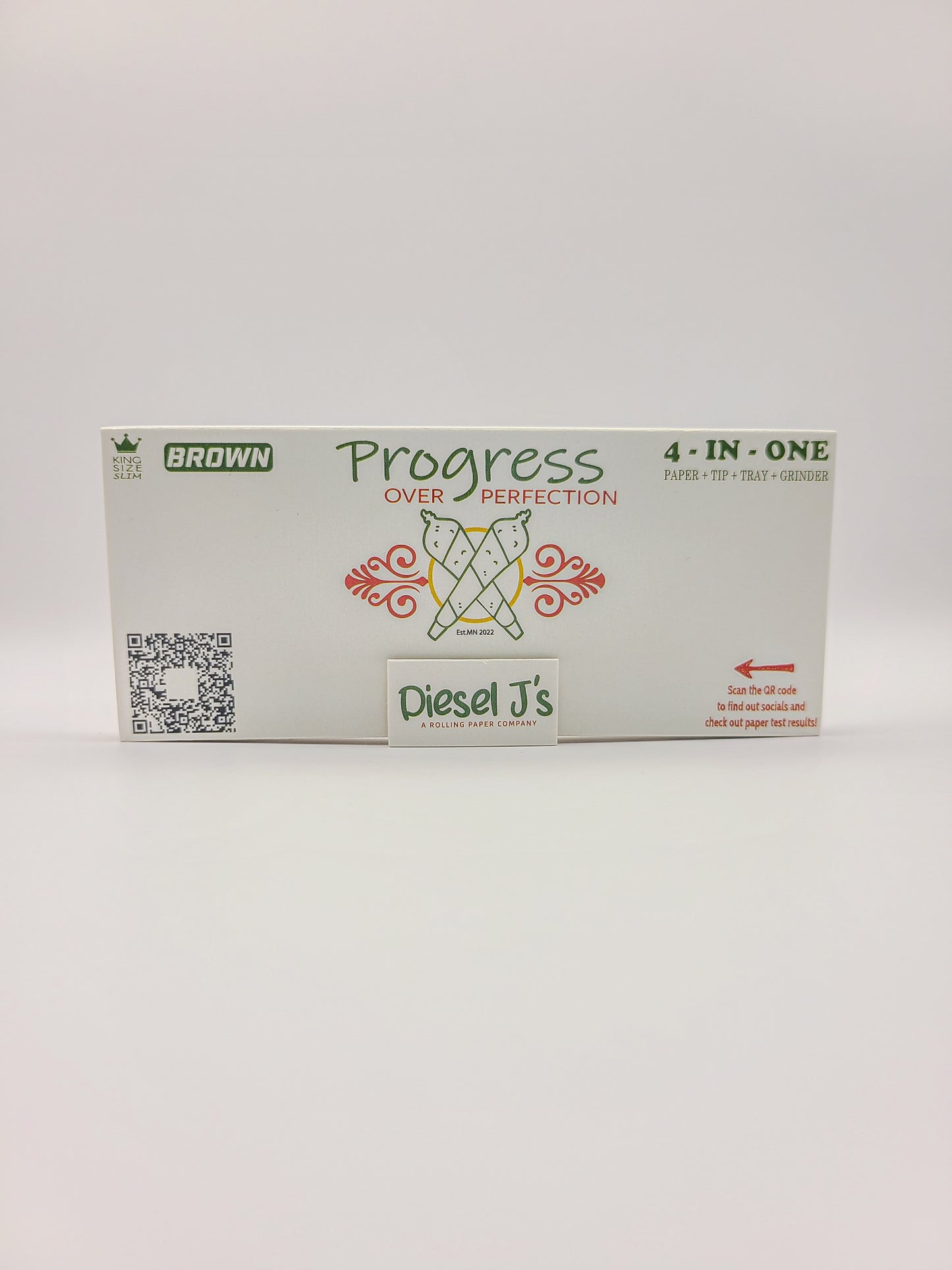 4 In 1's King Size Rolling Paper Booklet