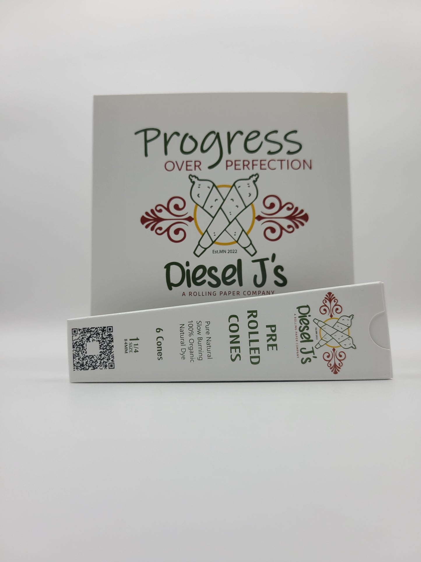 1 1/4 Size Pre-Rolled Cones Box