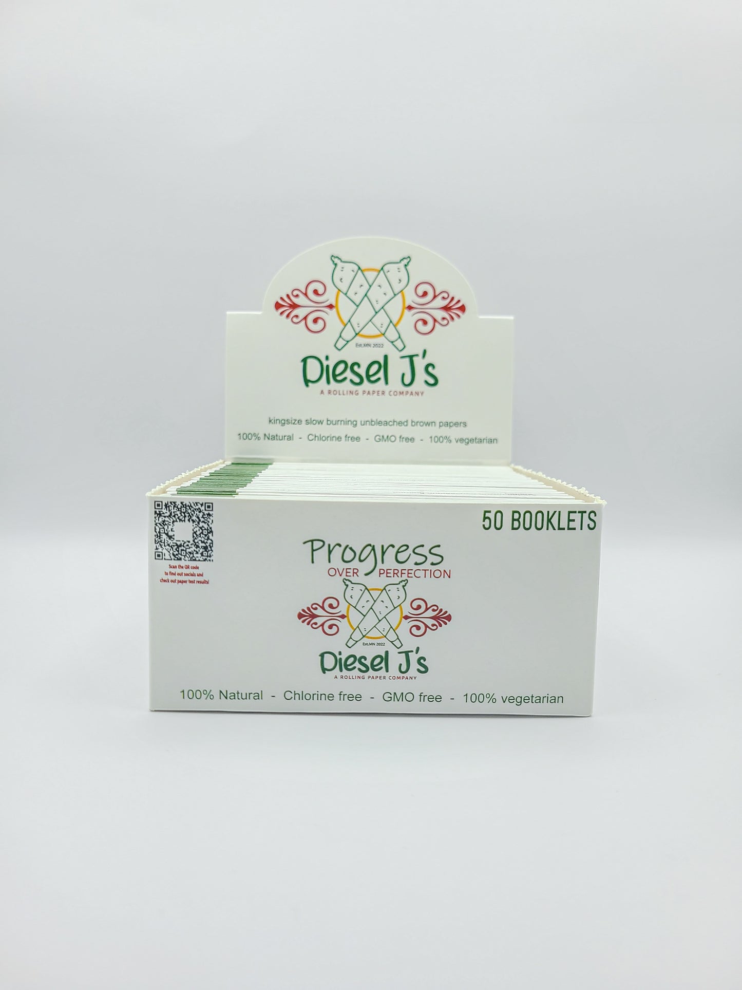 King Size Rolling Paper Booklets Box