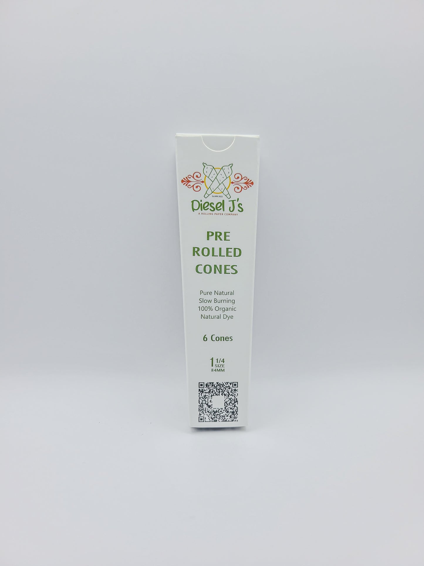 1 Pack 1 1/4 Sized Pre Rolled Cones & Rolling Papers