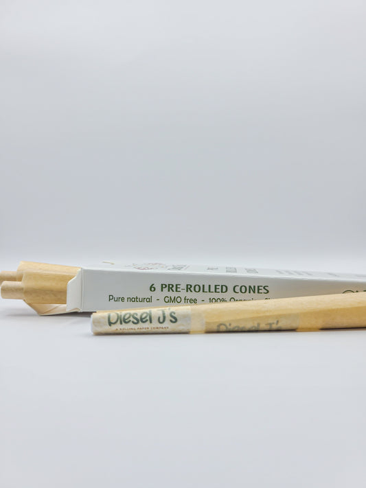 1 Pack 1 1/4 Sized Pre Rolled Cones & Rolling Papers