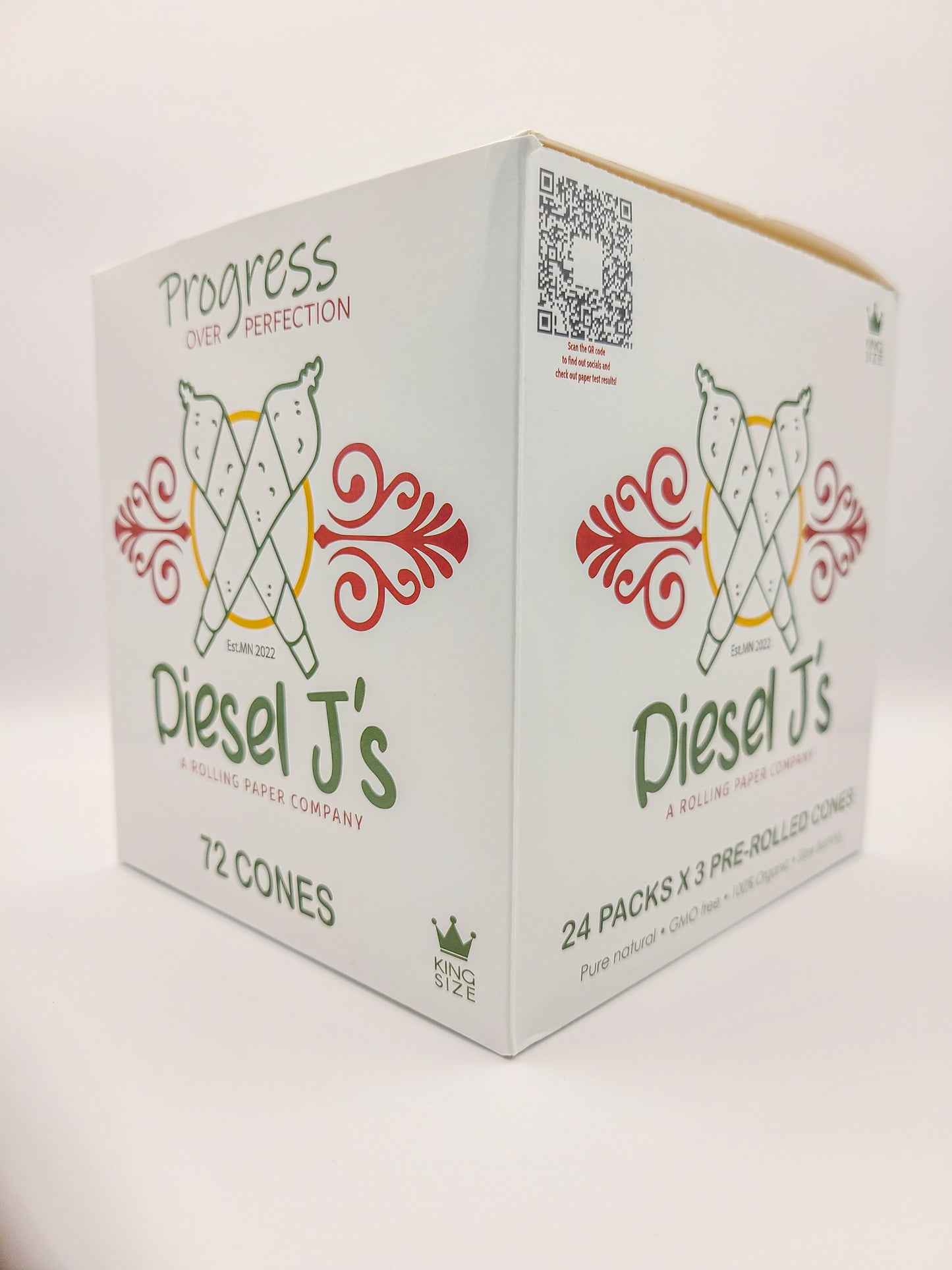 King Size Pre-Rolled Cones Box