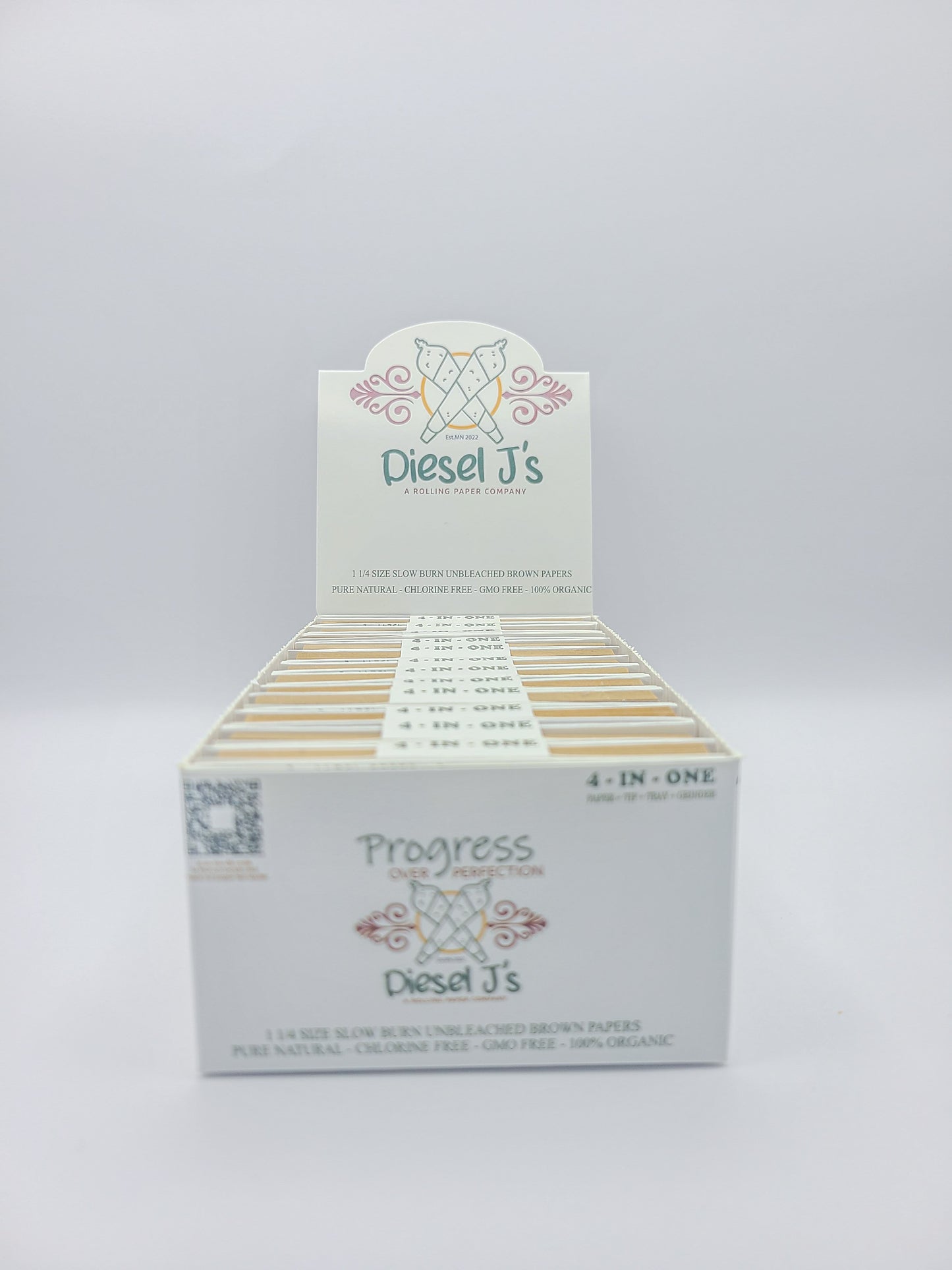 4 In 1's King Size Rolling Paper Booklets Box