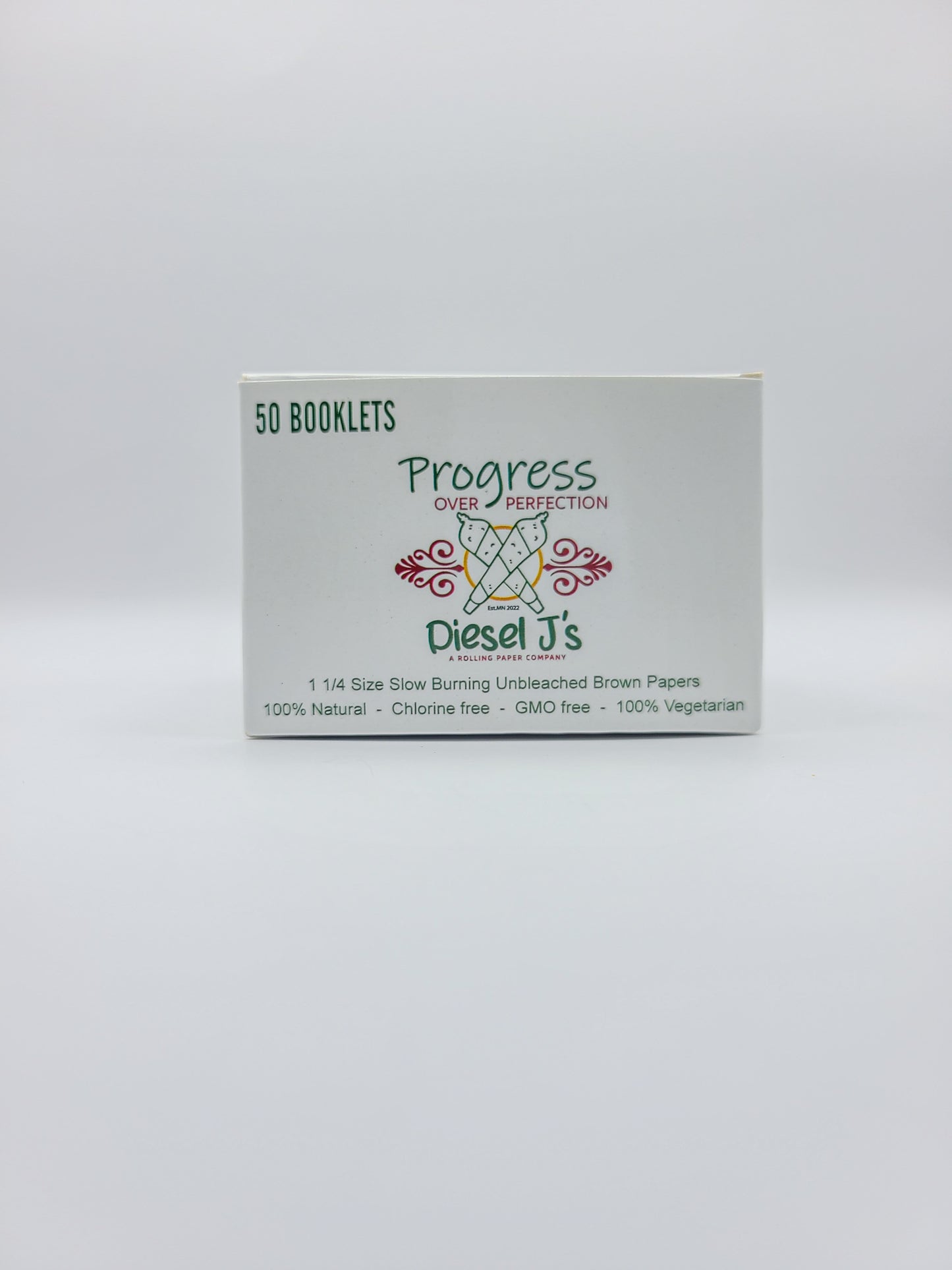 1 1/4 Size Rolling Paper Booklets Box