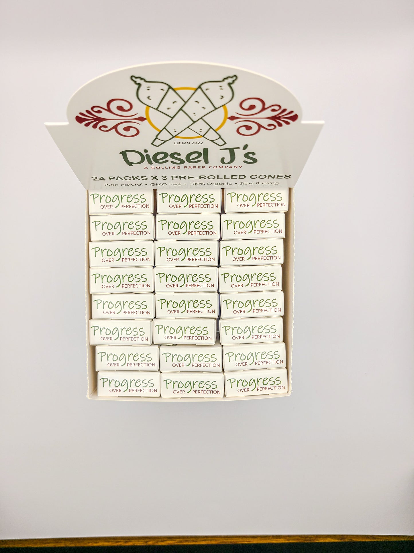 King Size Pre-Rolled Cones Box