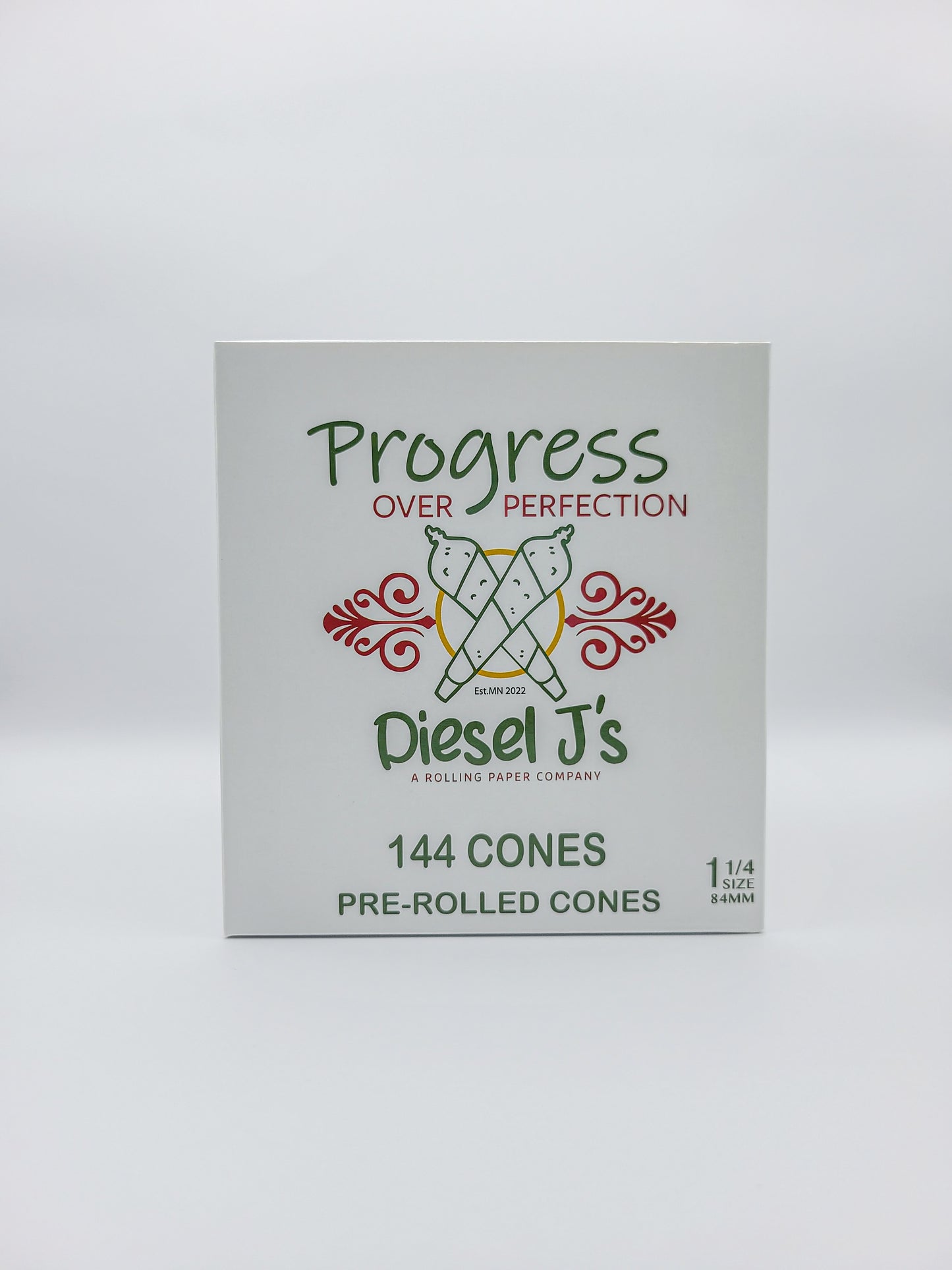 1 1/4 Size Pre-Rolled Cones Box