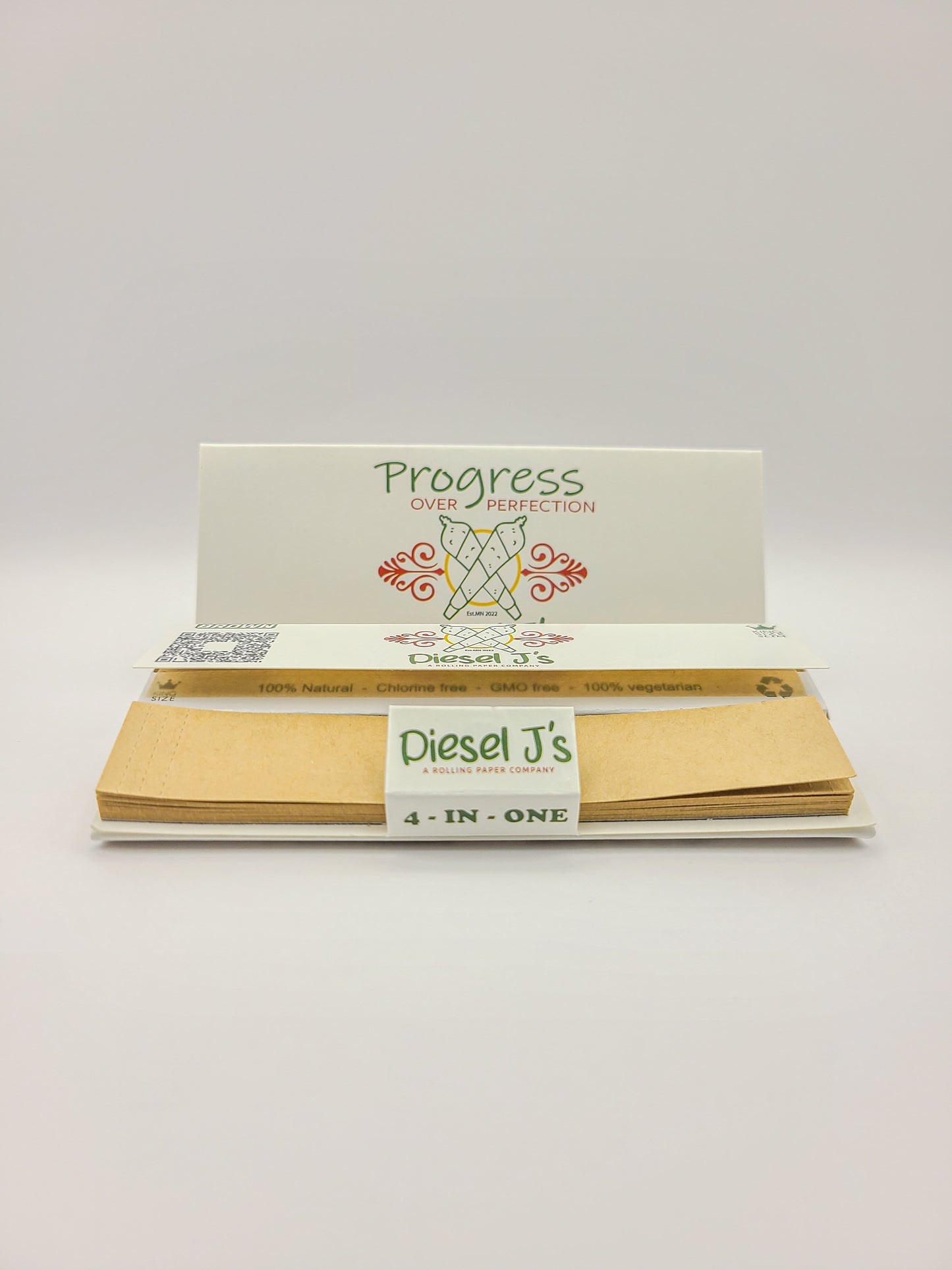 4 In 1's King Size Rolling Paper Booklet